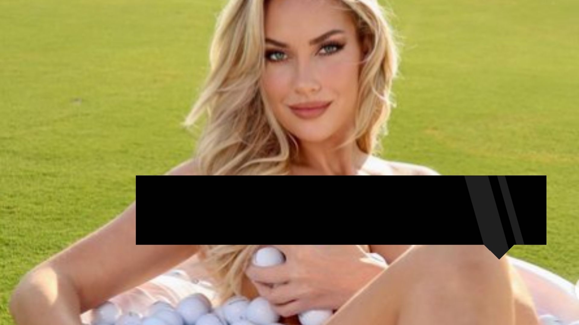 Paige Spiranac Bathes Naked In Golf Balls And Teases Fans With Naughty