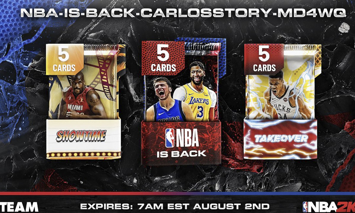 Nba Is Back Locker Code The West News