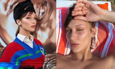 Bella Hadid shares steamy bikini snaps from her new Versace campaign