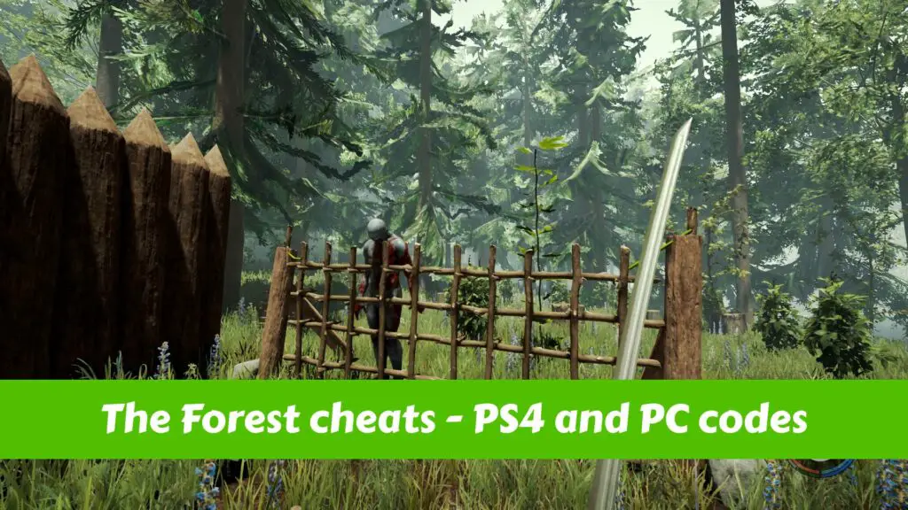 The Forest cheats - PS4 and PC codes