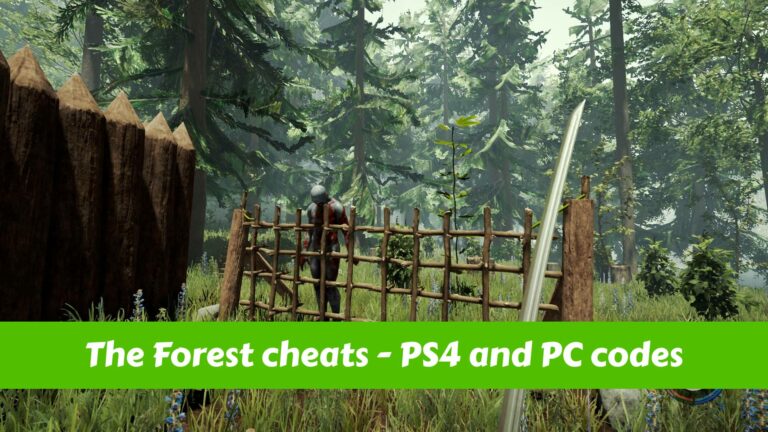 The Forest cheats - PS4 and PC codes - The West News