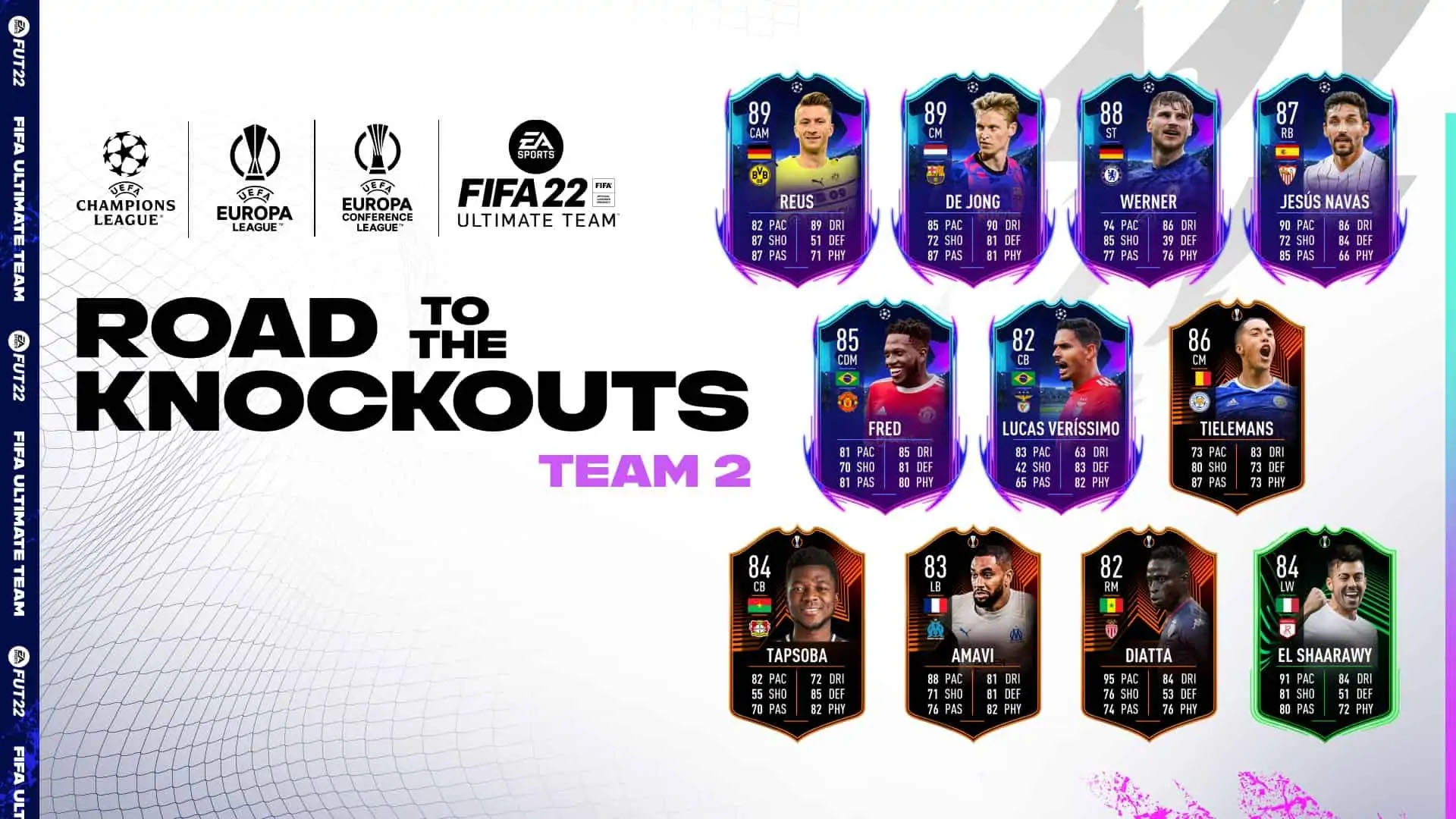 Fifa 22 road to knockouts team 2 revealed
