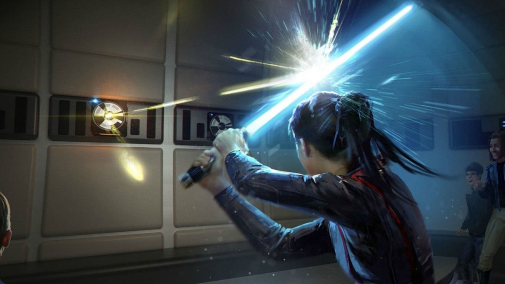 Lightsaber training