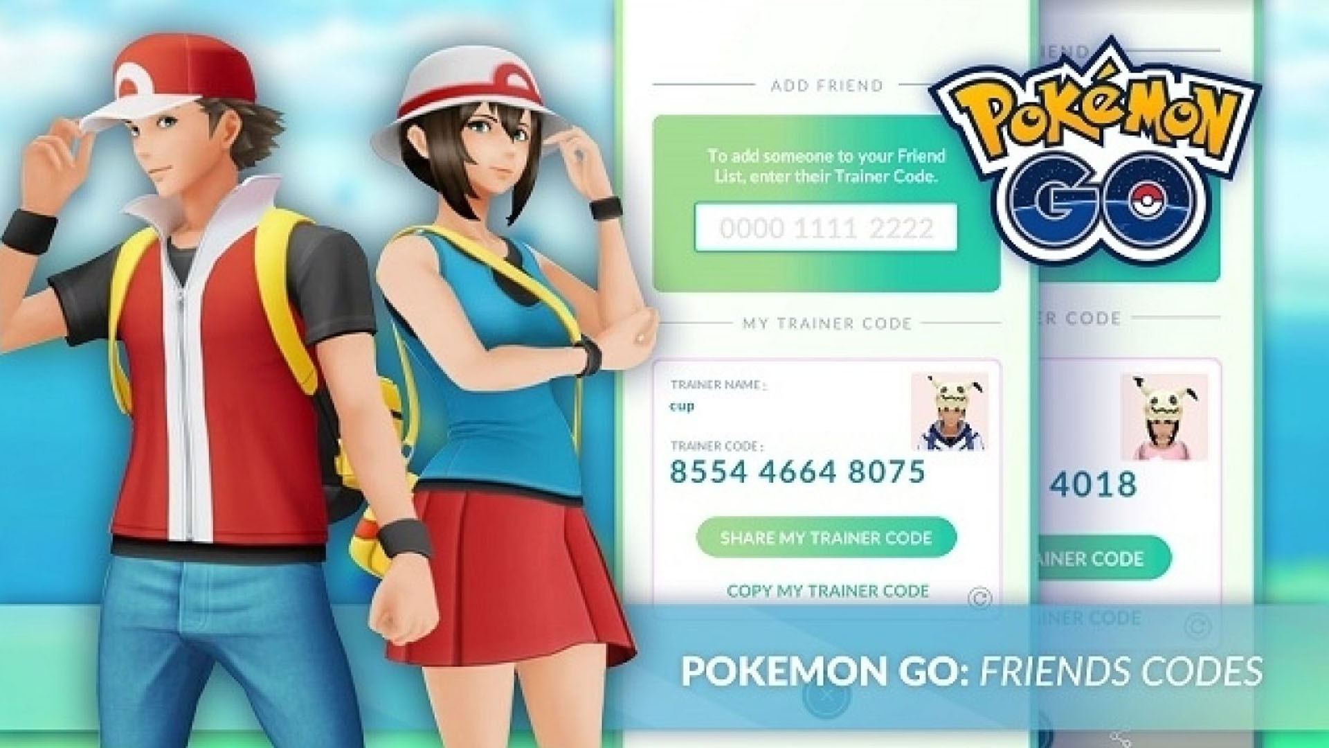 Pokemon Go Friends Codes november 2021