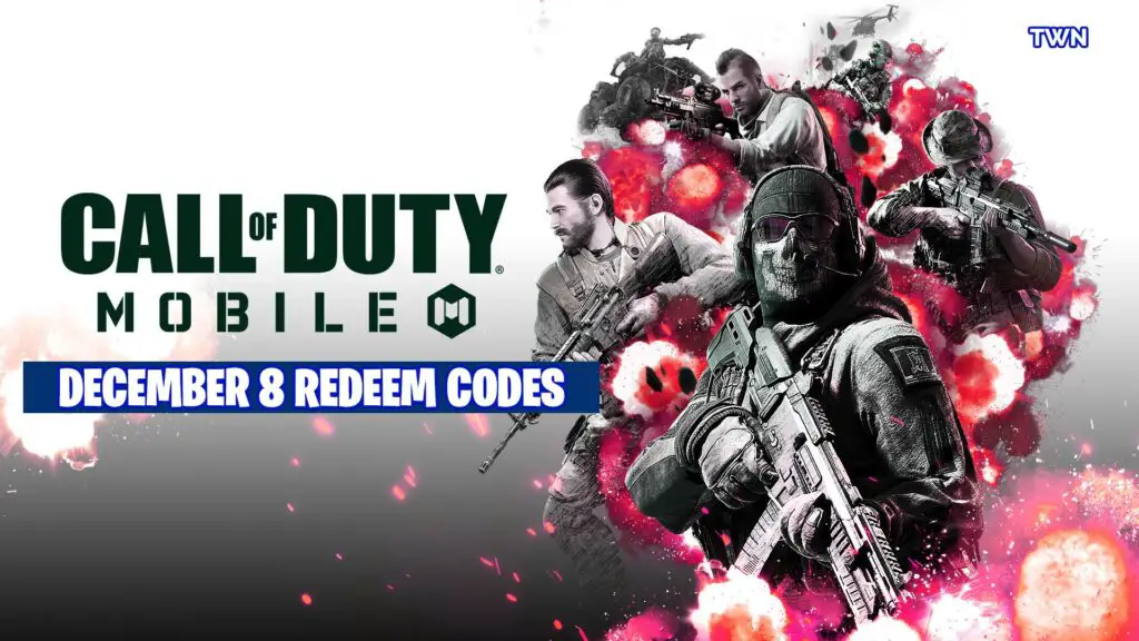 Call of Duty- Mobile December 8 Redeem Codes