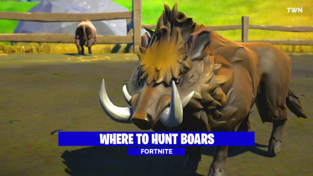 Fortnite Chapter 3- Where to hunt boars
