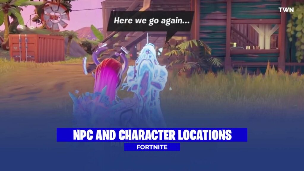 NPC and Character locations fortnite chapter 3