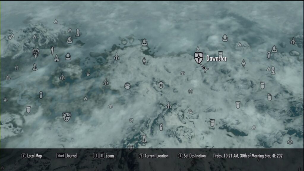 Top 4 Places To Visit In The Skyrim Map 