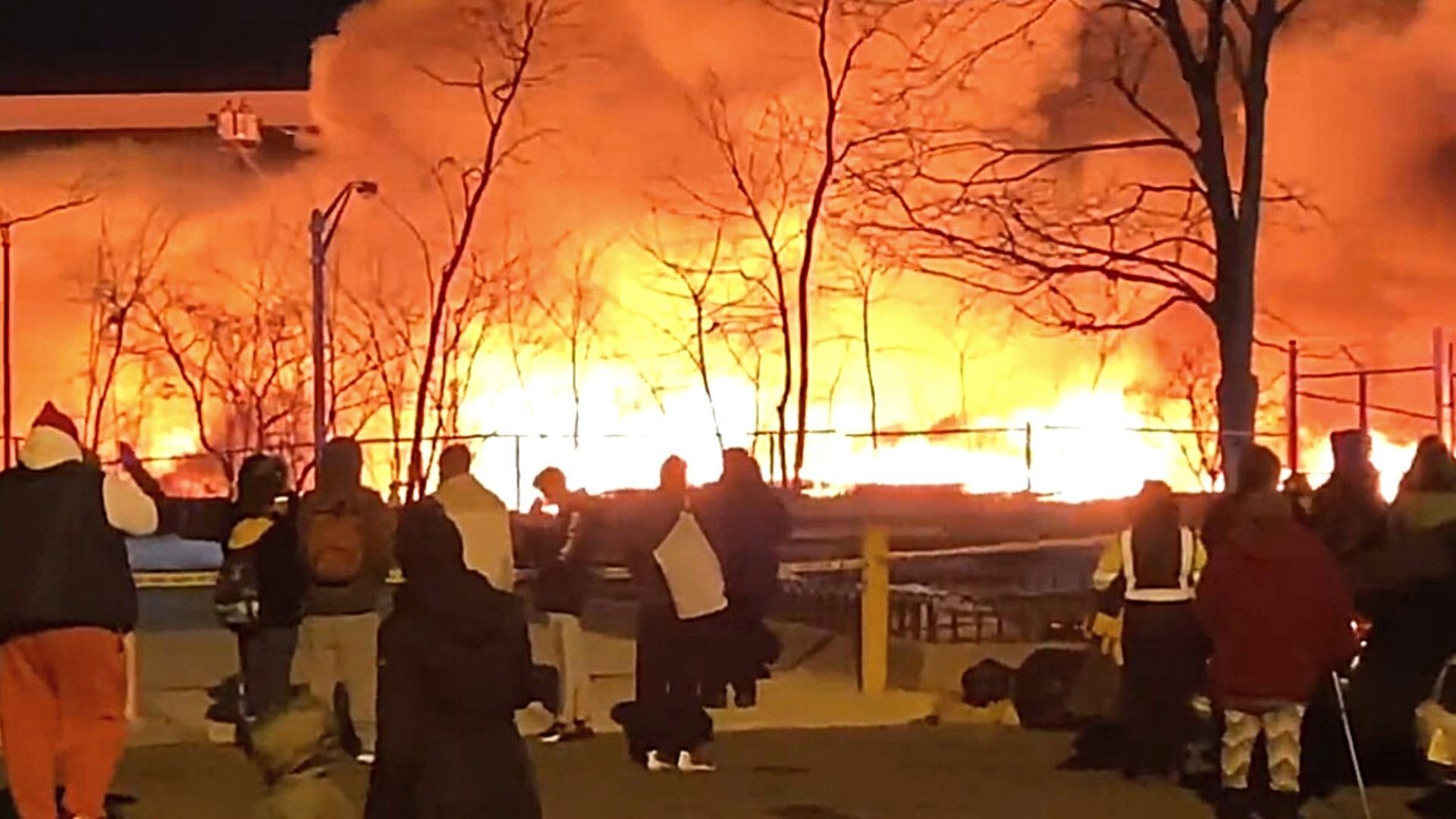 Gigantic fire erupted at a chemical plant in New Jersey