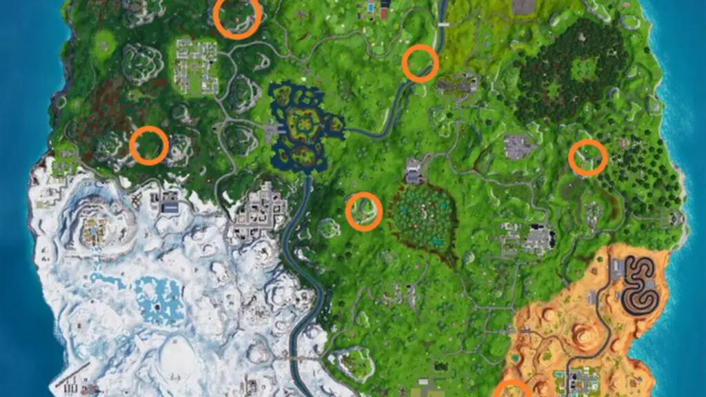 Fortnite: Vault And Outpost Locations