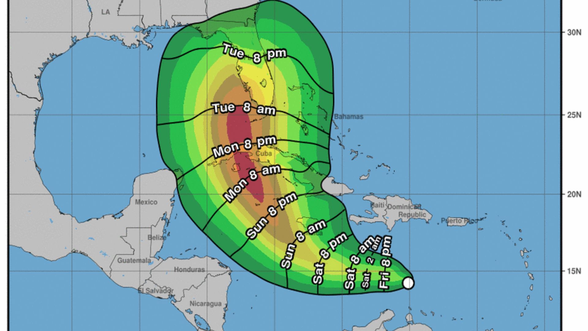 Severe Hurricane From Caribbean Heading To Florida The West News