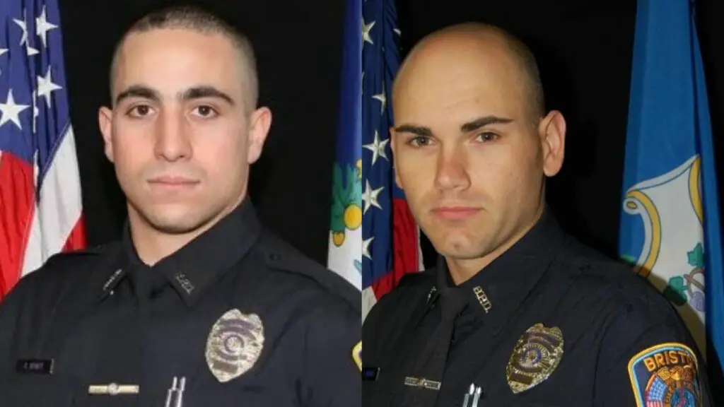 Two Connecticut police officers killed while on duty in Bristol