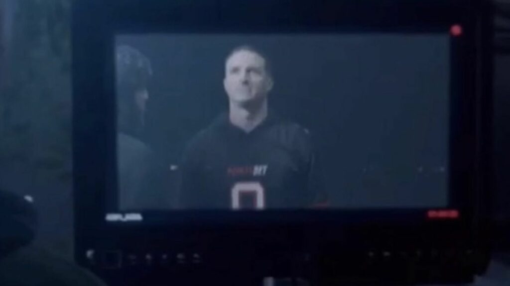 Drew Brees stages a fake lightning strike as a marketing gimmick for a betting website