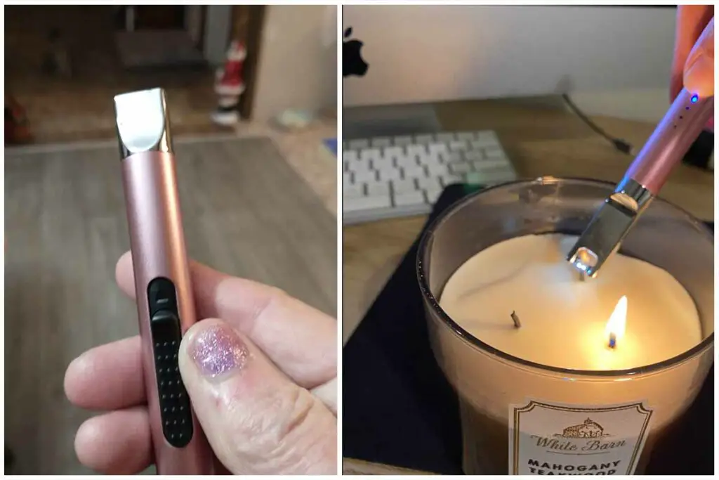 Leejie Lighter Candle Lighter Electric Lighter Rechargeable USB  (Amazon)
