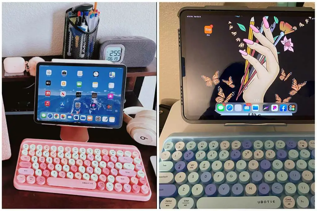 Portable Bluetooth Colorful Computer Keyboards