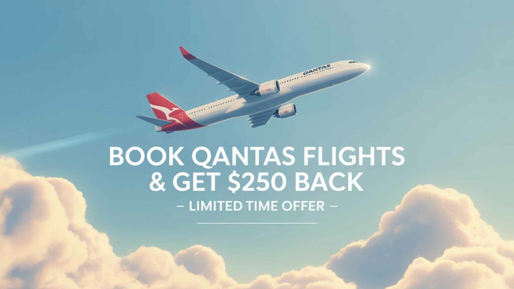 Book Qantas Flights & Get $250 Back with Amex Offer