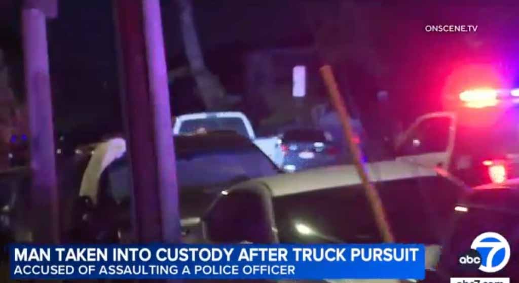 Man Accused of Assaulting Police Officer Taken Into Custody After LA ...