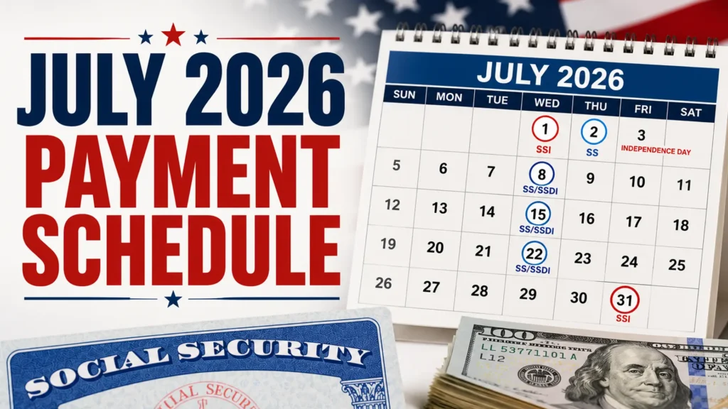 Social Security Payment Schedule for July 2026