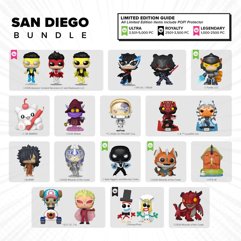 Funko SDCC 2026 Exclusive Bundle
