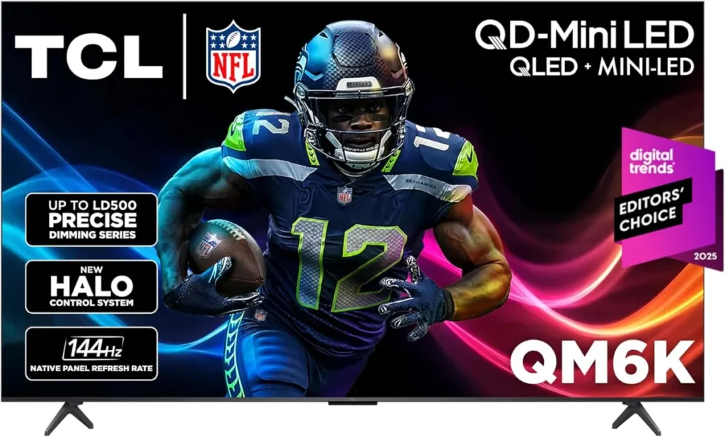 TCL 65-Inch QM6K Mini-LED QLED 4K TV 2026