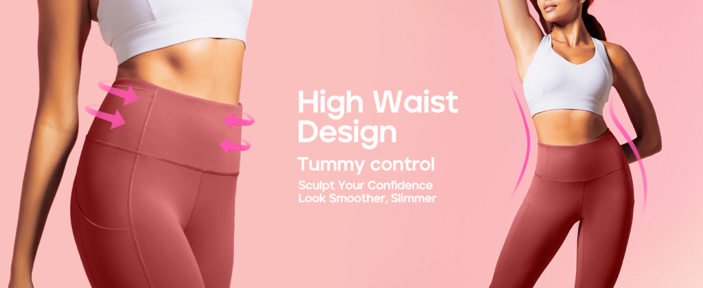 Best Tummy Control: IUGA High Waist Yoga Pants with Pockets